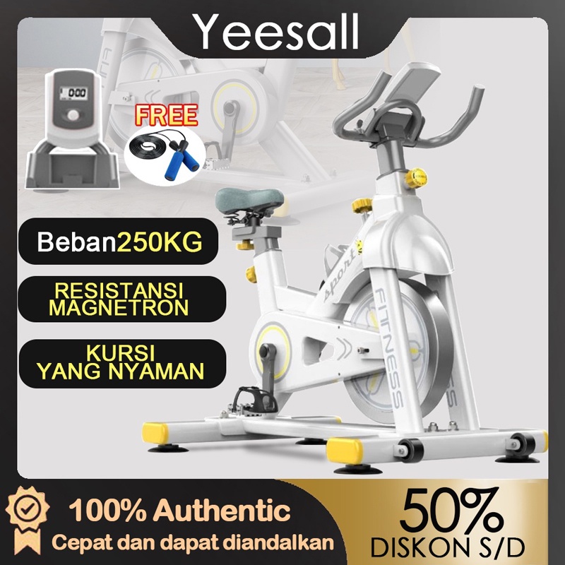 YEESALL sepeda statis | sepeda statis alat fitness | sepeda berputar