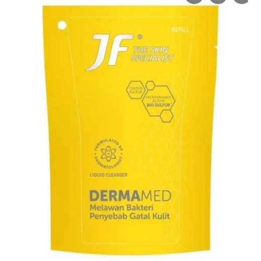 JF Liquid Cleanser Sabun Cair 200ml Refill Dermamed &amp; Derma Protect