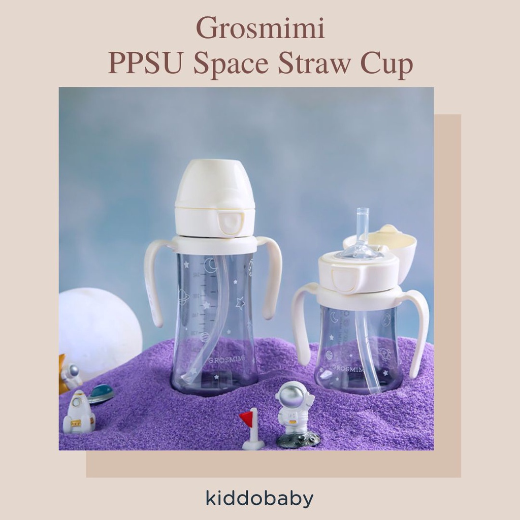 Grosmimi PPSU Space Straw Cup | Botol Minum Anak