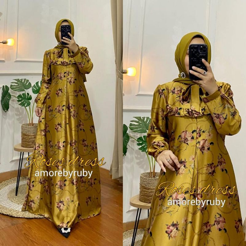 Roses Ori Amore by Ruby / roses dress / gamis Amore by Ruby / Ori Amore by ruby