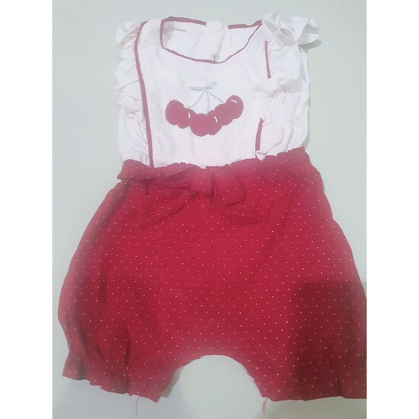 Baju Anak Perempuan, cocok untuk Natal / Imlek, Jumpsuit 01 (Preloved)