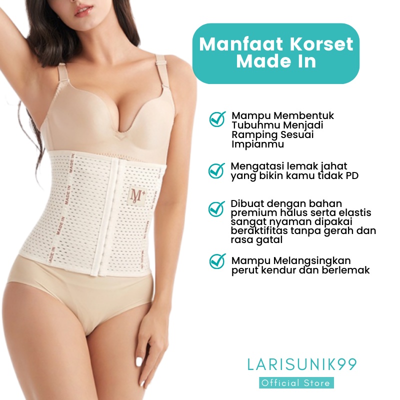 Korset Perut Buncit Underwear Pakaian Dalam Wanita Made In Korset Pelangsing Kwalitas Premium