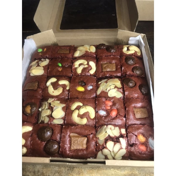 

brownies sekat red velvet