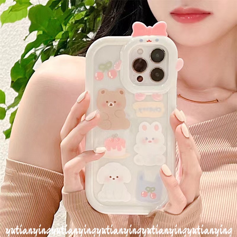 Soft Case Desain Monster Beruang Untuk VIVO Y15s Y12i Y35 Y16 Y22 Y21 Y12 Y15 Y75 Y33S Y15A Y15A T1 Y20 Y51 Y55 Y02s Y20s Y23 Y30 Y23 Y91C Y91 Y17 Y20