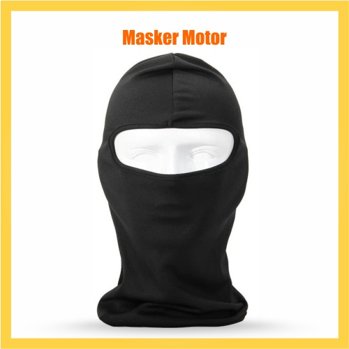 Masker Motor / Sepeda / Olah Raga Full Face / Sarung Kepala Helm Model