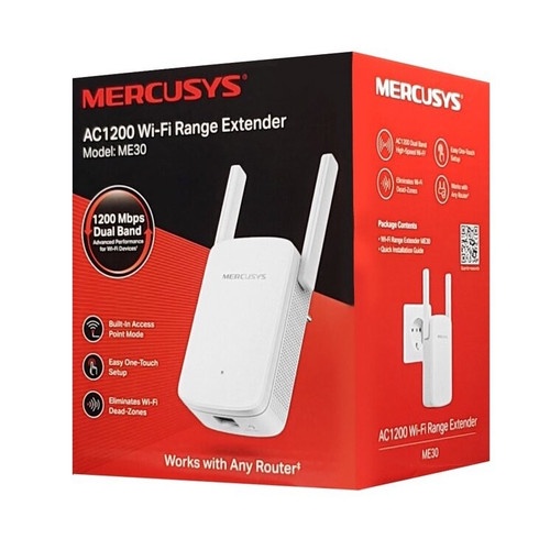 MERCUSYS ME30 AC1200 WI-FI RANGE EXTENDER N