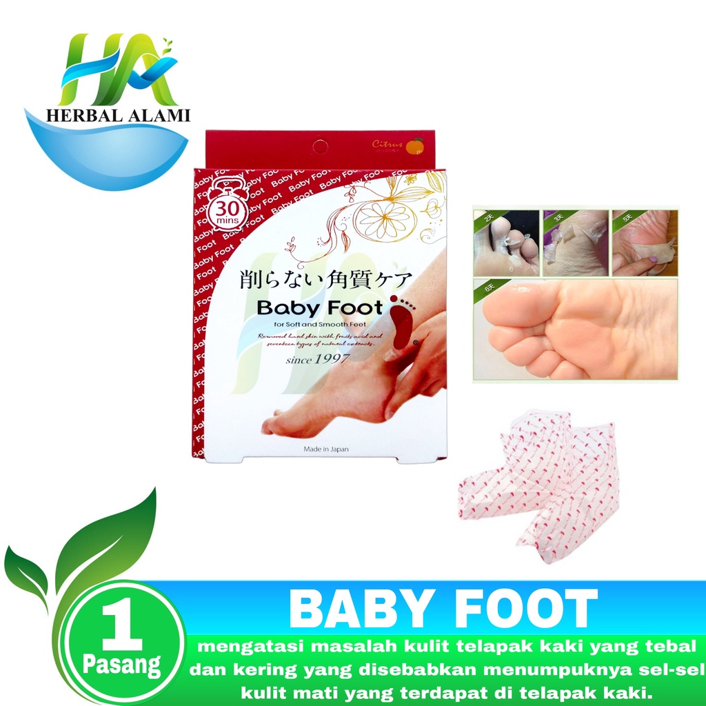 Baby Foot Easy Pack 30 Minutes, Masker Kaki, Babyfoot, Perawatan Kaki