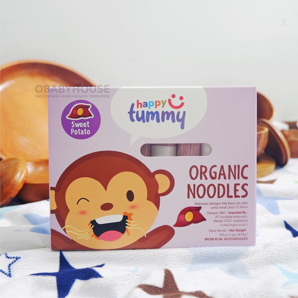 Happy Tummy Organic Noodle Sweet Potato 150 gr