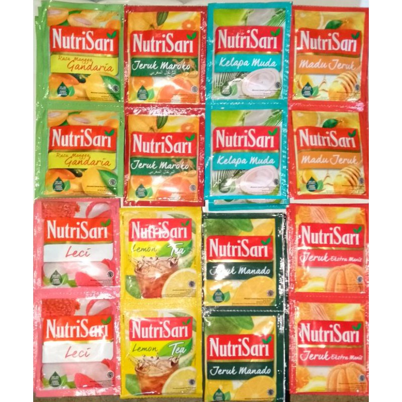 

Nutri Sari rasa Sweet Orange Sachet Renceng 11gr