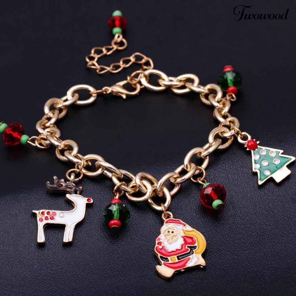 Gelang Rantai Desain Santa Clause Untuk Natal