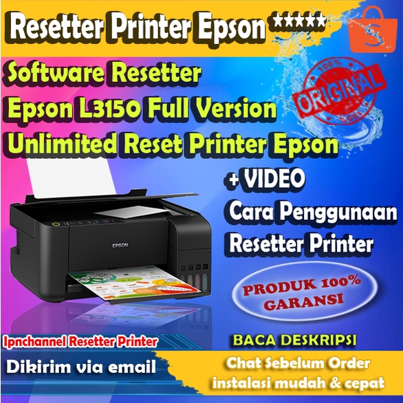 Resetter Epson L3150 Full Version Unlimited Reset Printer Epson
