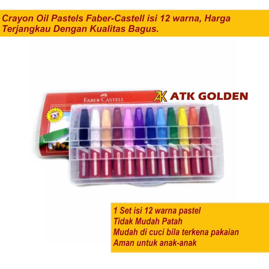 

Crayon Faber-Castell isi 12 warna