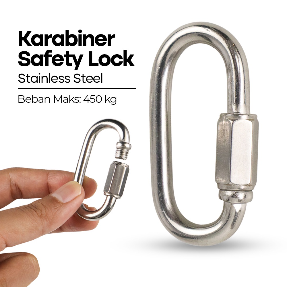 Karabiner Safety Lock - OMSE62SV Silver