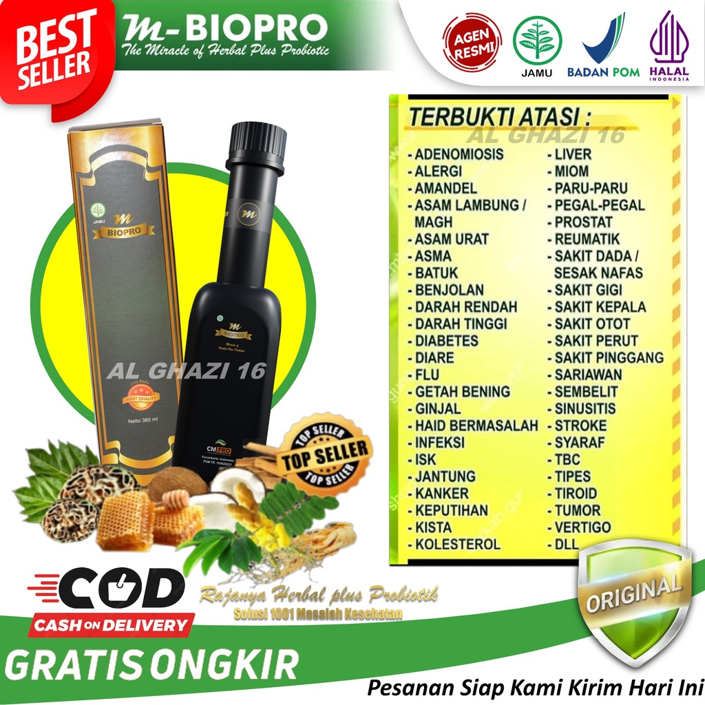 AGEN RESMI M BIOPRO RAJANYA HERBAL SOLUSI 1001 PENYAKIT MBIOPRO ASLI ORIGINAL