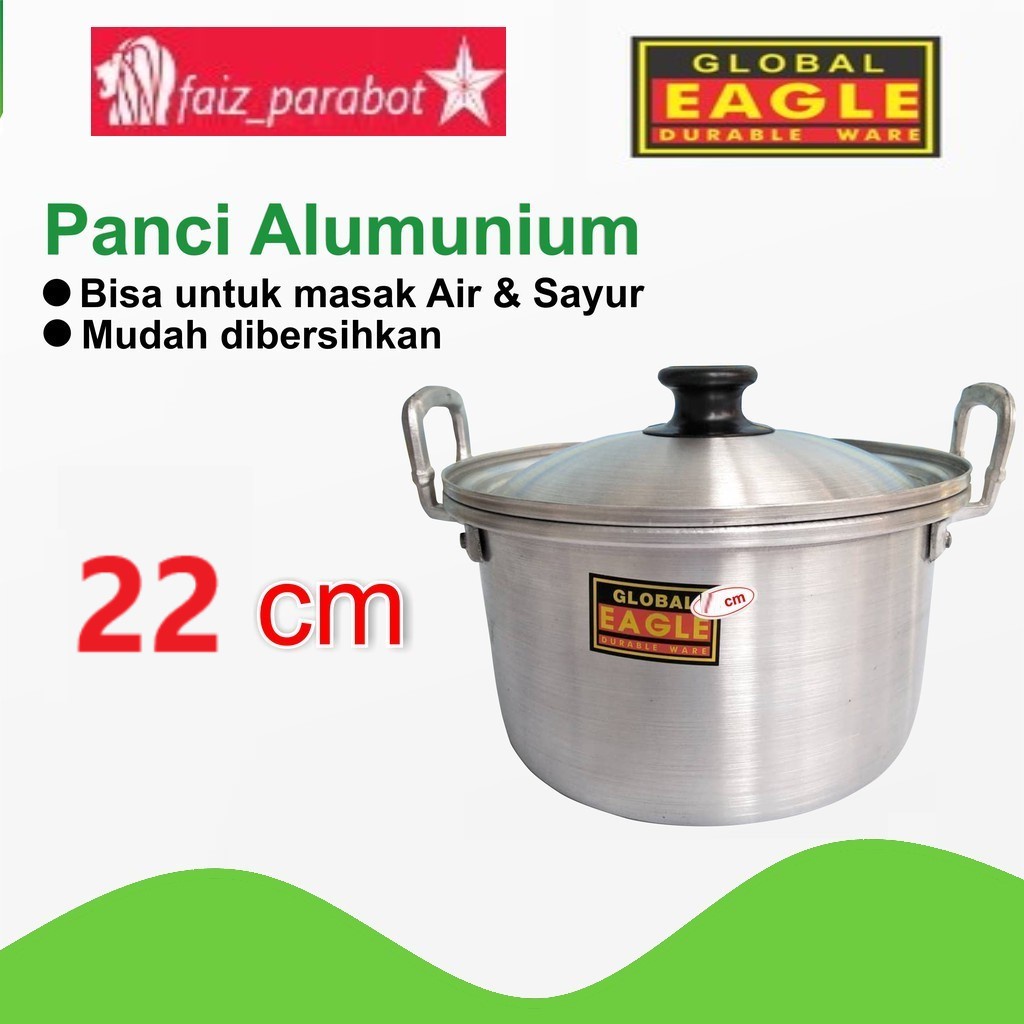 PANCI ALUMUNIUM - PANCI TL NON KUKUS GLOBAL EAGLE UK. 24 CM