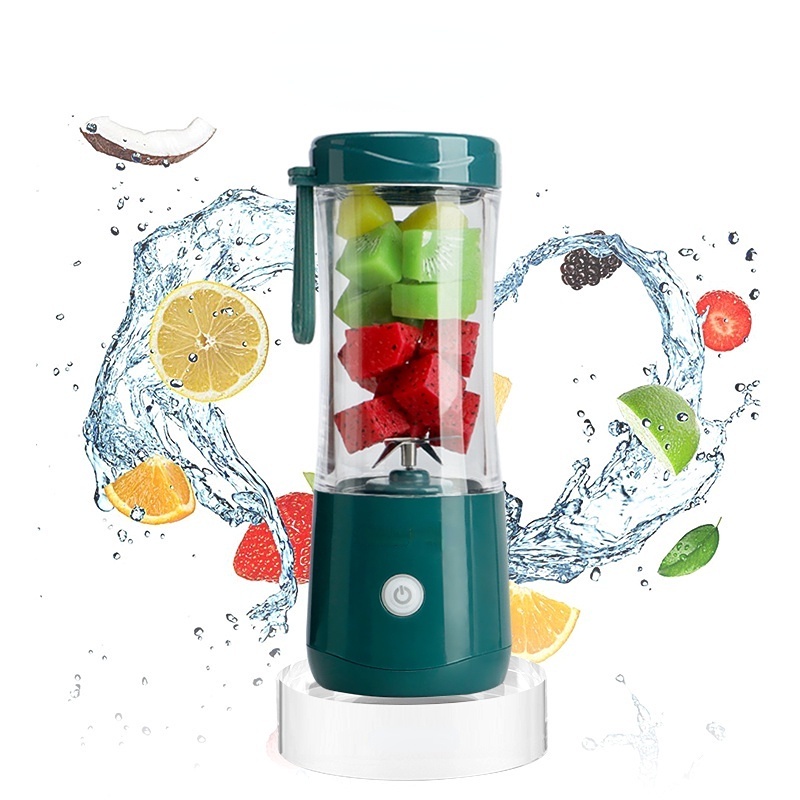 380ML Mini Juicer Blender 6 Mata Pisau Blender Portable Juicer Portable Blender Ice Crushing