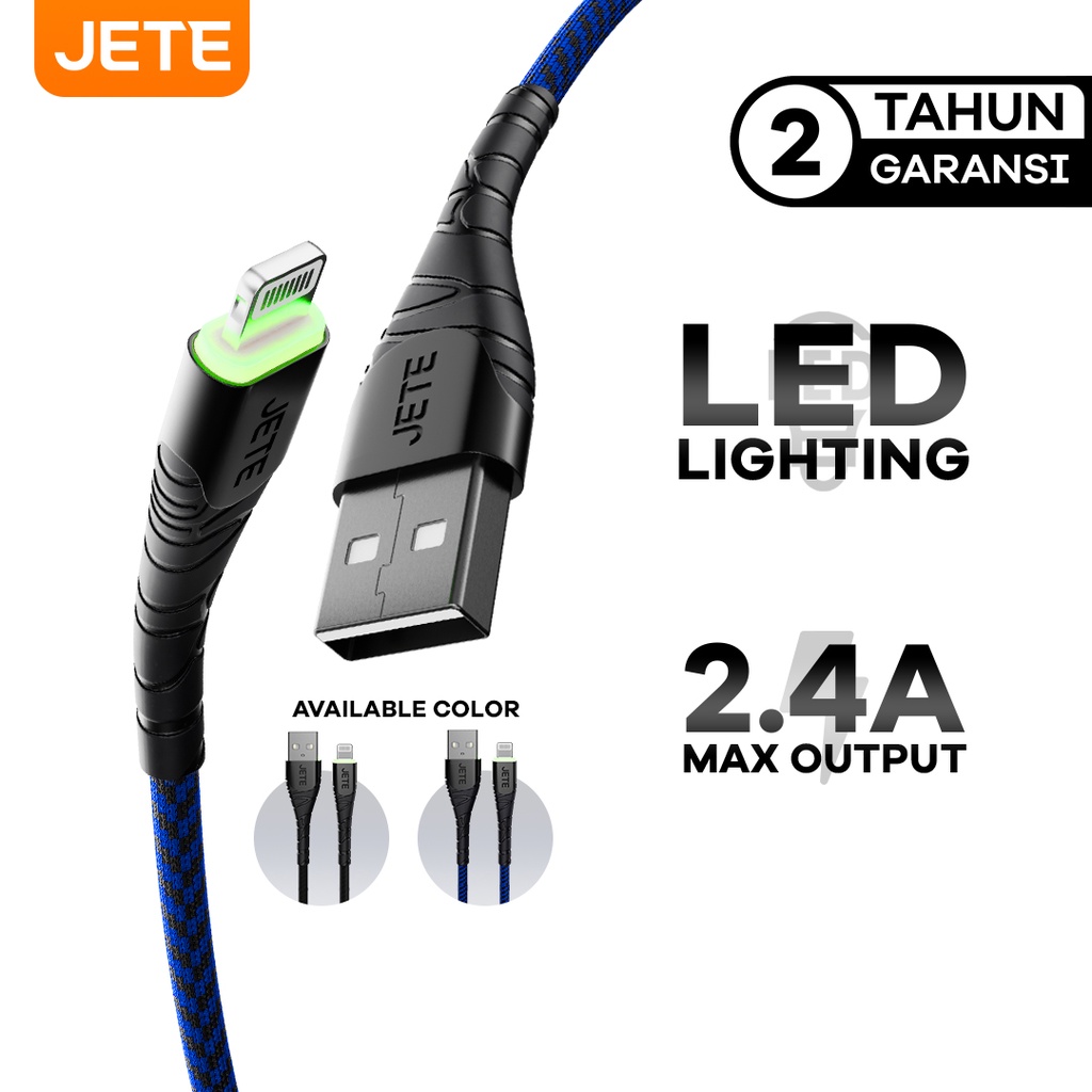 Kabel Data Fast Charging 2.4A for Iphone Jete CX5 Original