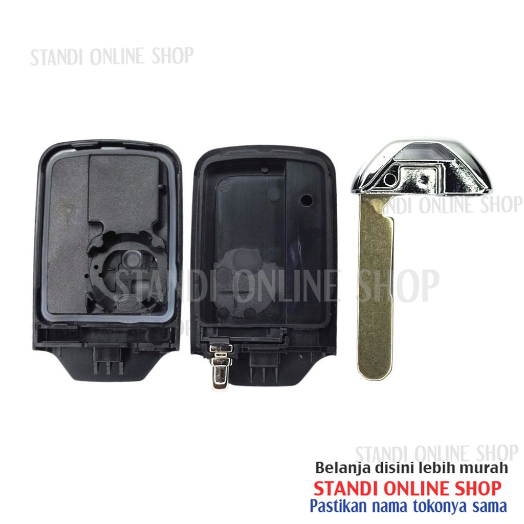 Cassing Remote Case Smartkey Rumah Kunci Honda CRV Turbo Prestige 4 Tombol