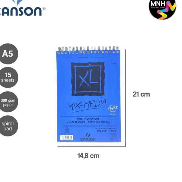 

Drawing Book Canson XL Mix Media 300G A3 - A5 - A4
