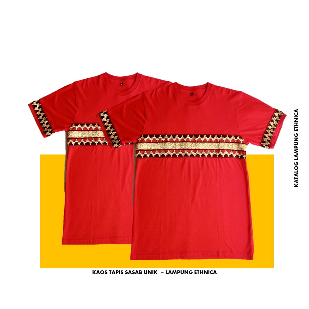 LAMPUNG ETHNICA OFFICIAL- TAPIS LAMPUNG ASLI - KAOS TAPIS LAMPUNG ETHNIC - KAOS TAPIS SASAP UNIK  - 
