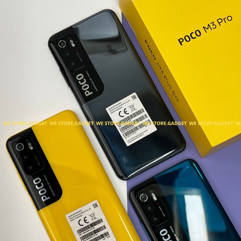 POCO M3 PRO 5G 4/64gb 6/128gb SECOND FULLSET ORIGINAL