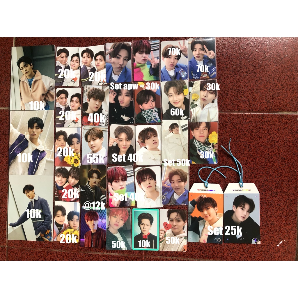 Photocard Postcard Treasure Jihoon Junkyu Yoshi Mashiho Jaehyuk Doyoung Jeongwoo Junghwan Unit The S