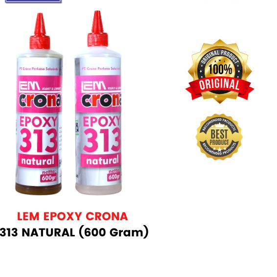 

Lem Epoxy Crona 313 Natural (Resin + Hardener)