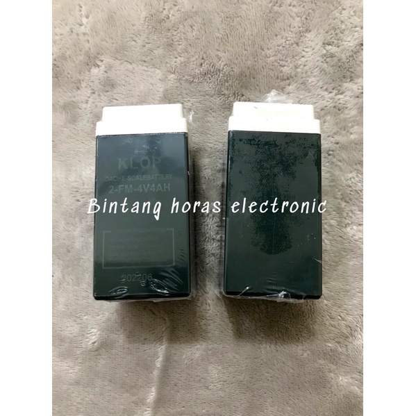 Baterai Aki Timbangan Digital 4V 4A