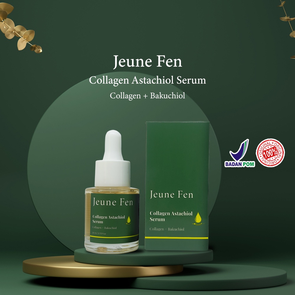 BPOM JEUNE FEN COLLAGEN ASTACHIOL/ACNE CARE/NIACIN BRIGHTENING SERUM Set Anti Aging Penuaan Mencerahkan Melembabkan Moisturizing Collagen Niacinamide Essence 20ml