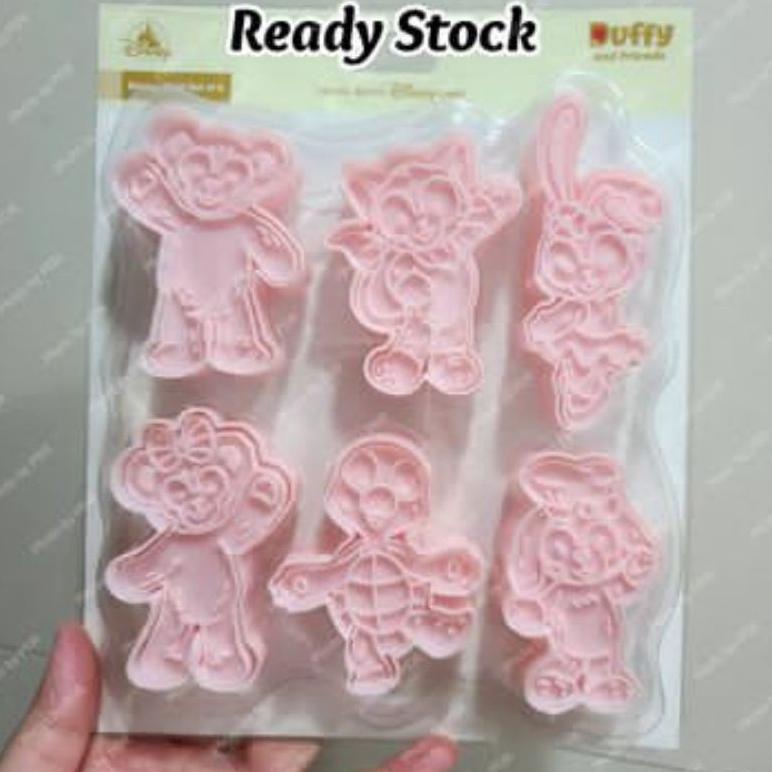 Cetakan Kue / Cookie Cutter Disney Karakter Duffy Shellie May Gelatoni Stella Lou Cookie Ann Olumel