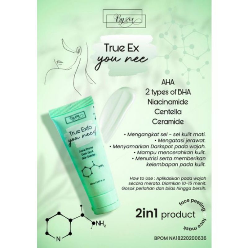Byzoe True Exfo You Need For Acne Prone Dark Spot Skinbarier / Byzoe True Exfo you Need for Acne Prone Dark spot Skinbarrier
