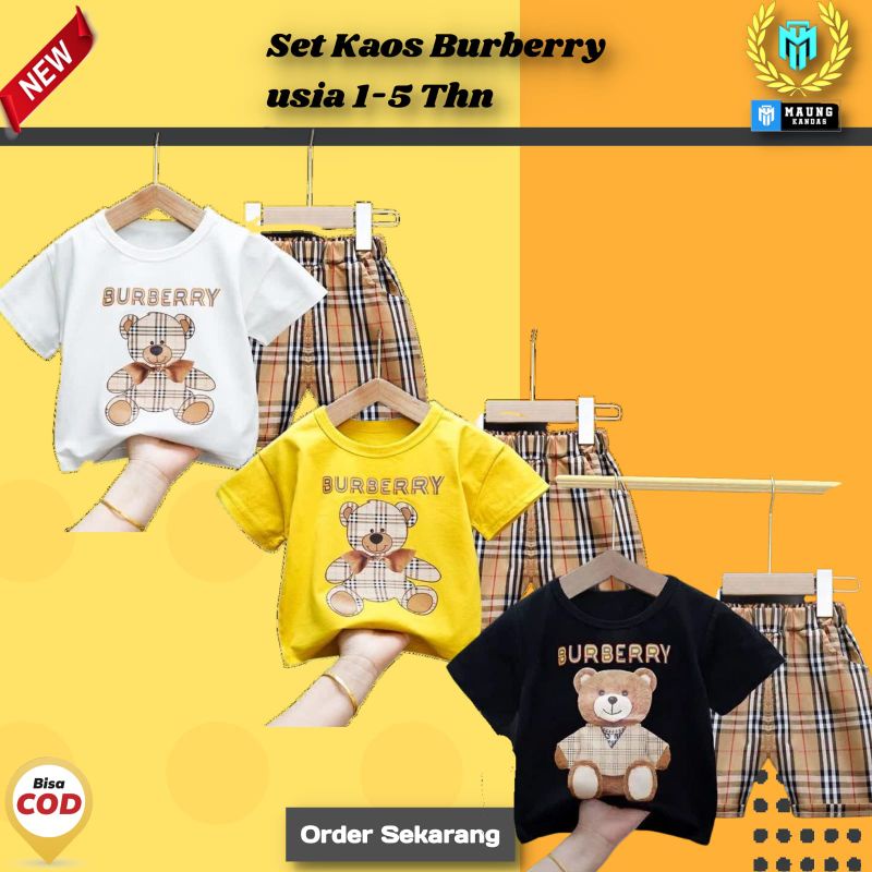 Set Kaos Anak 1-5 Tahun Setelan Baju Anak