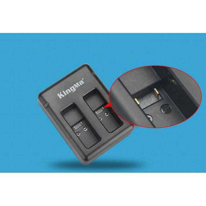 KingMa Charger Baterai USB Type C 2 Slot for GoPro Hero 5 - BM042