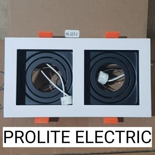 Kap Lampu Downlight MR16 / Kap Lampu downlight 2 Gang MR16 / Spotlight