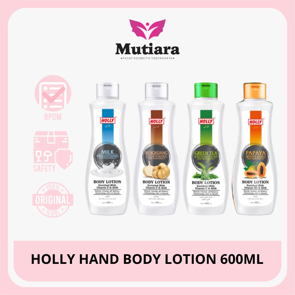 Jual HOLLY HAND BODY LOTION 600ML Shopee Indonesia