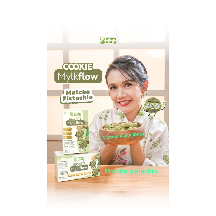 MYLKFLOW COOKIE MOMUUNG NEW 150gr/ Mylkflow cookies MOM UUNG CHOCO STRAWBERRY