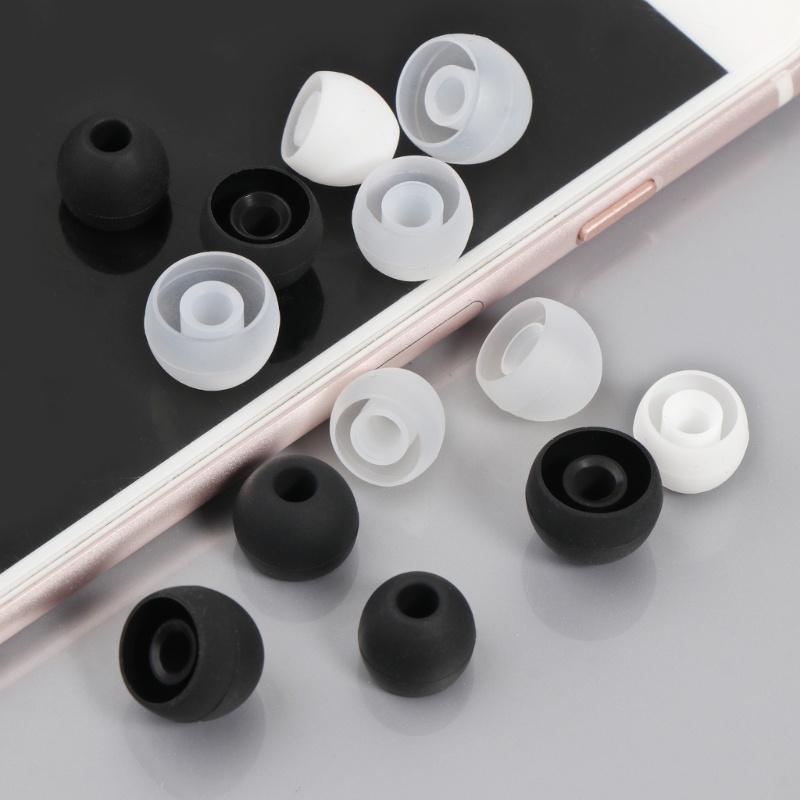 Cre Ear Tips Eartips Earbud Tips Pengganti Headphone in-Ear Isi 18pasang Eartip Silicon Lembut Dengan Konektor 3.8mm H