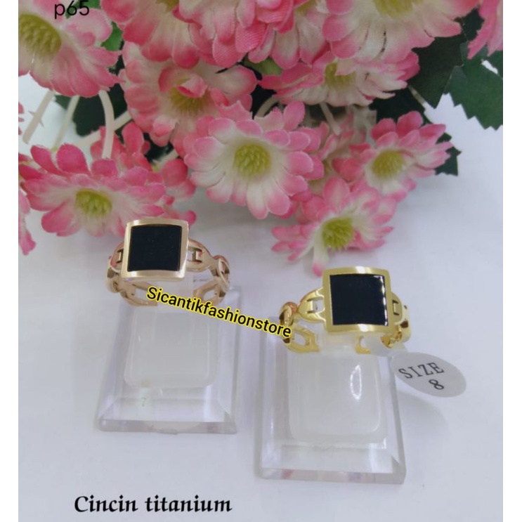 CINCIN TITANIUM CLOVER TRENDING KEKINIAN ASLI TITANIUM ANTI KARAT SELAMANYA CINCIN WANITA CLOVER TERBARU TERLARIS FASHION WANITA PRIA