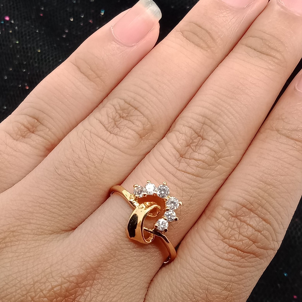 Cincin emas 17K - 2.25 gr kadar 750 - 3970