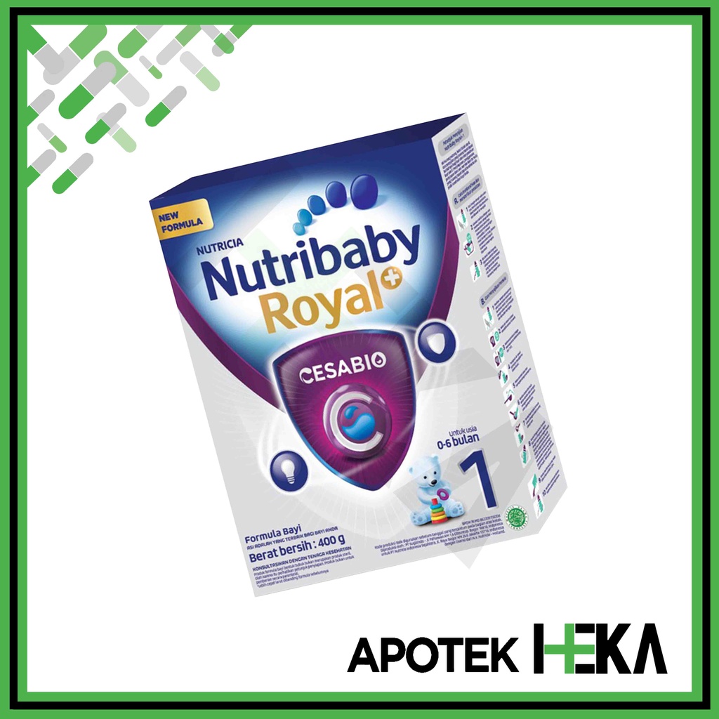 Nutribaby Royal Cesabio 1 400 g - Susu Formula Bayi 0-6 Bulan (SEMARANG)