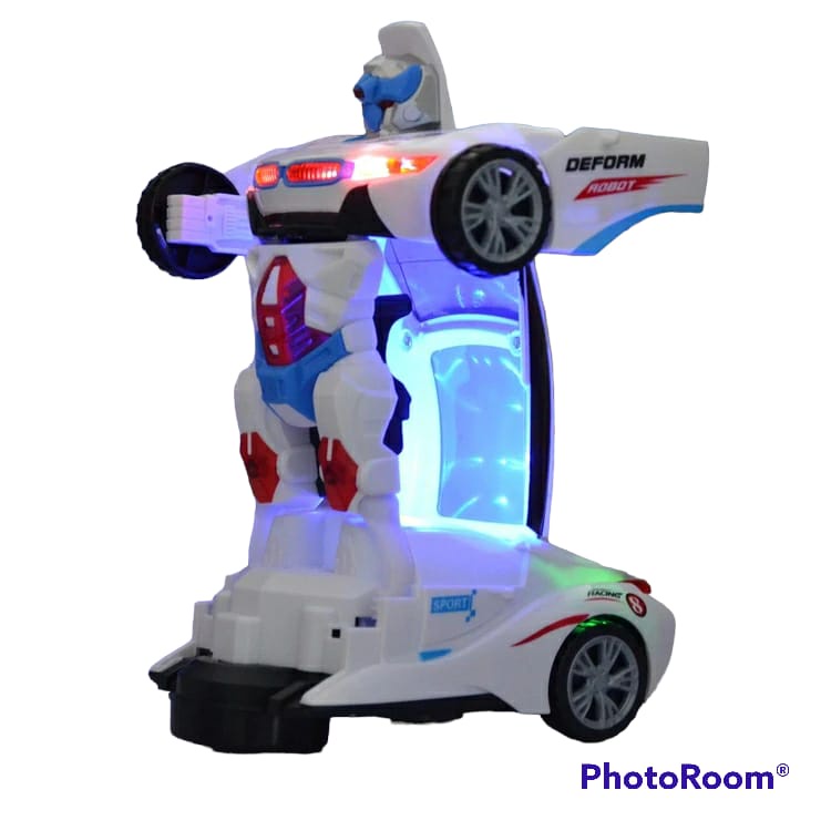 MAINAN ANAK MOBIL 2 IN 1 ROBOT LAMPU DANCE TERKEREN