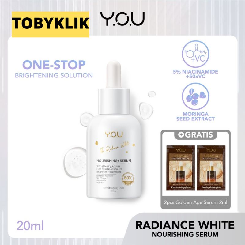 YOU The Radiance White Nourishing Serum 20ml | Serum wajah YOU