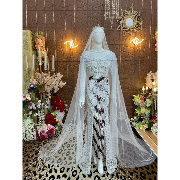 KEBAYA AKAD TUNIK PREMIUN /KEBAYA  MODEREN||KEBAYA AKAD SEMATA KAKIKEBAYA AKAD NIKAH | KEBAYA AKAD BARU