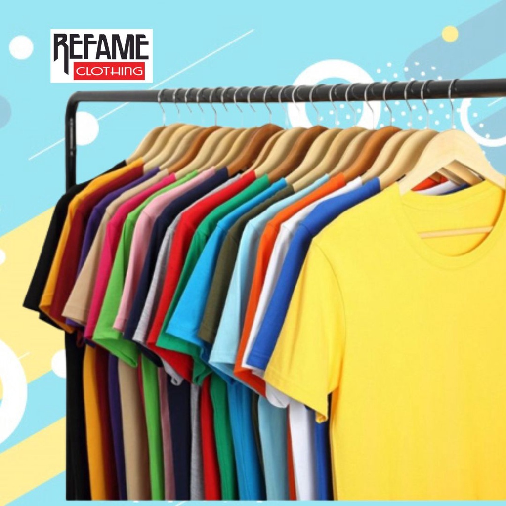 Kaos Polos Tangan Lengan Pendek Katun Cotton Combed 30s Combad Pria Wanita Laki Perempuan Unisex Ukuran S M L XL XXL Premium