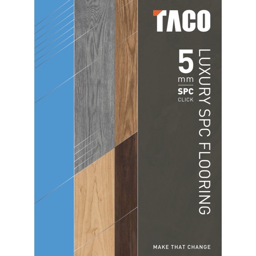 Lantai vinyl Spc Klik Taco Tebal 5mm