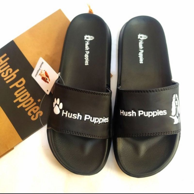 Sandal Hush-puppies Unisex Sendal Selop Pria Wanita Sandal Hush Puppies Grade Ori Sandal Slide