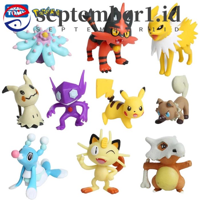 Tarot Mainan Action Figures Desain Anime Pokemon Pikachu Charmande