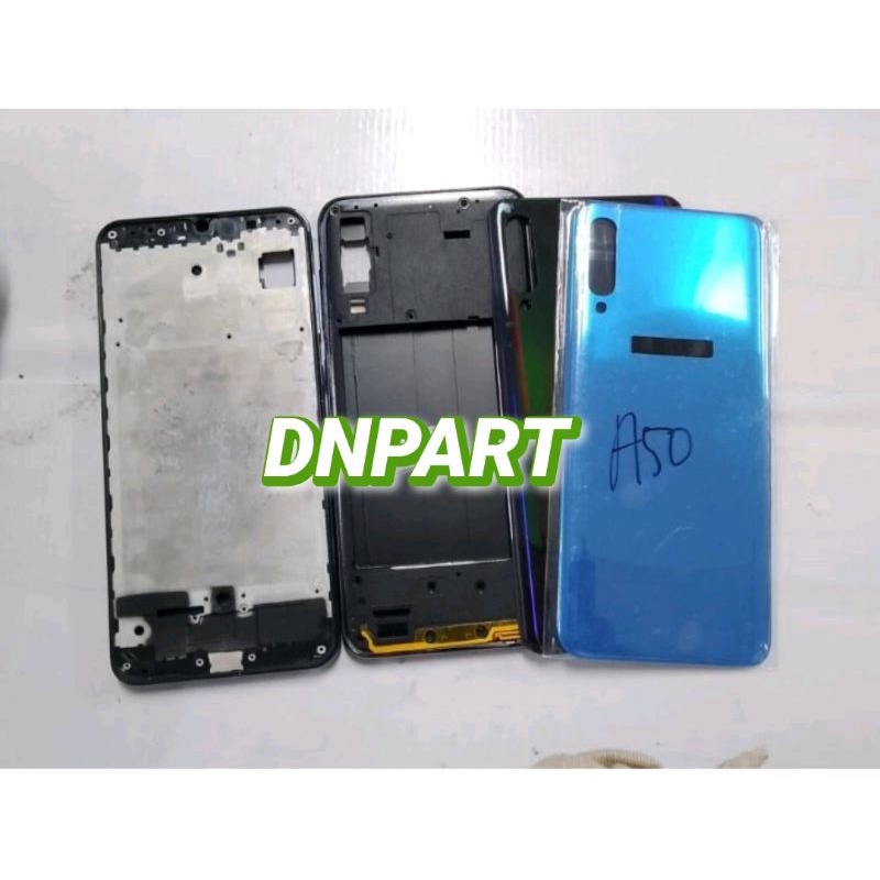 casing housing tutup belakang fulset Frame+Bazel+Backdor Samsung A50 / A505 original