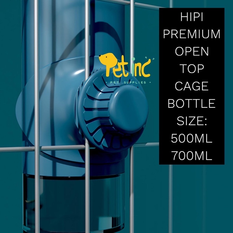 Hipi premium open top cage bottle