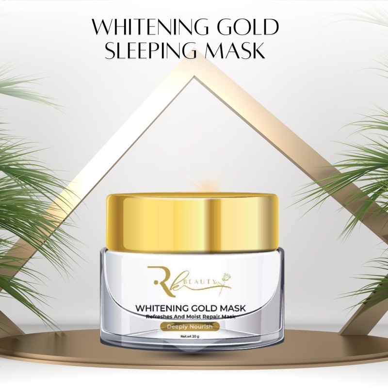 Jual WHITENING GOLD SLEEPING MASK NIGHT CREAM GOLD BEST SELLER